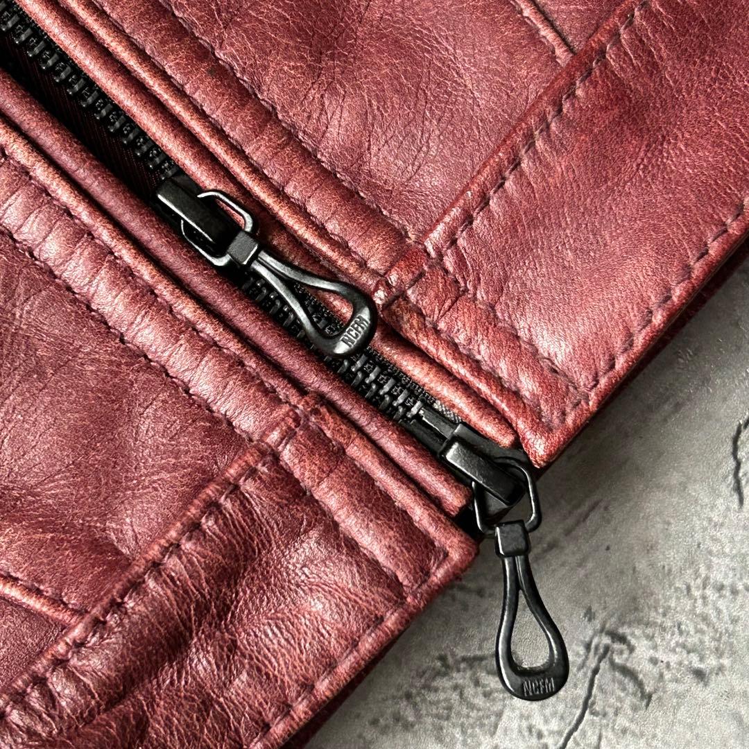 やぎ革 Lsize NICOLE CLUB FOR MEN レザージャケット