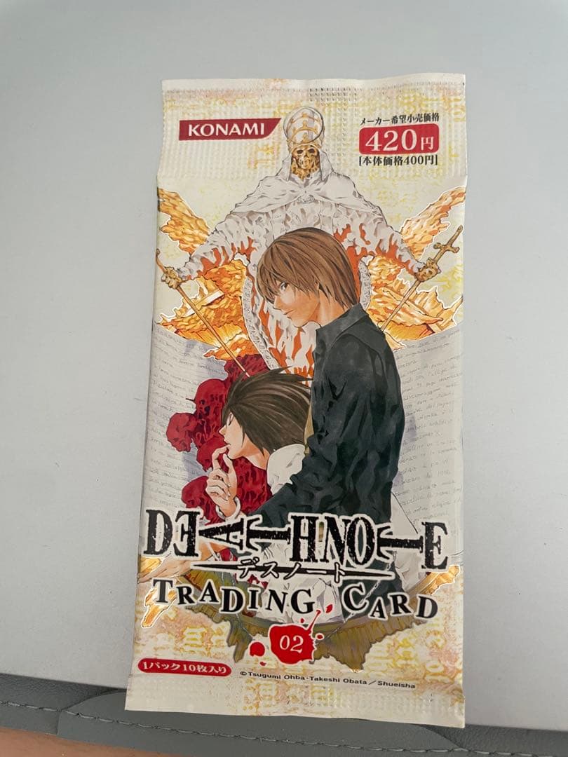 新品　未開封　カード　パック　デスノート　vol.2