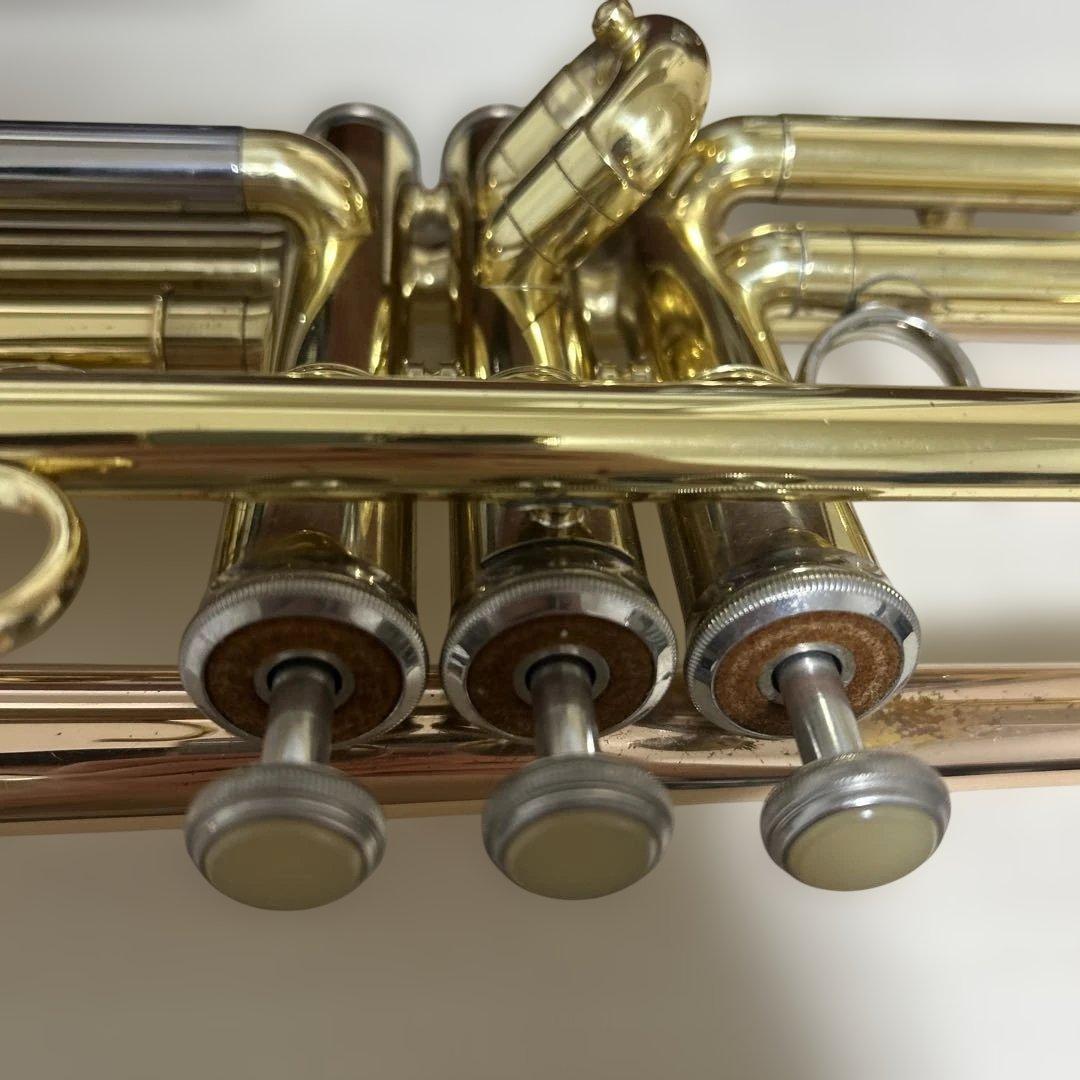 希少✨YAMAHA トランペット　YTR-333 赤ベル ハードケース付き 名機