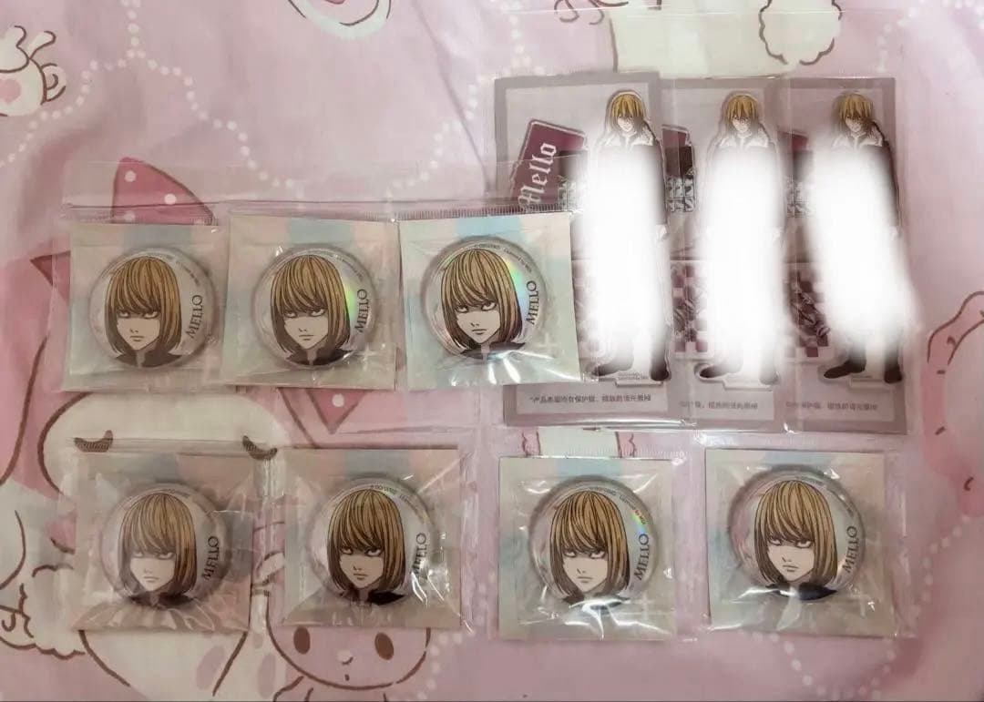 デスノート DEATHNOTE メロ オーロラ缶バッジ 中国