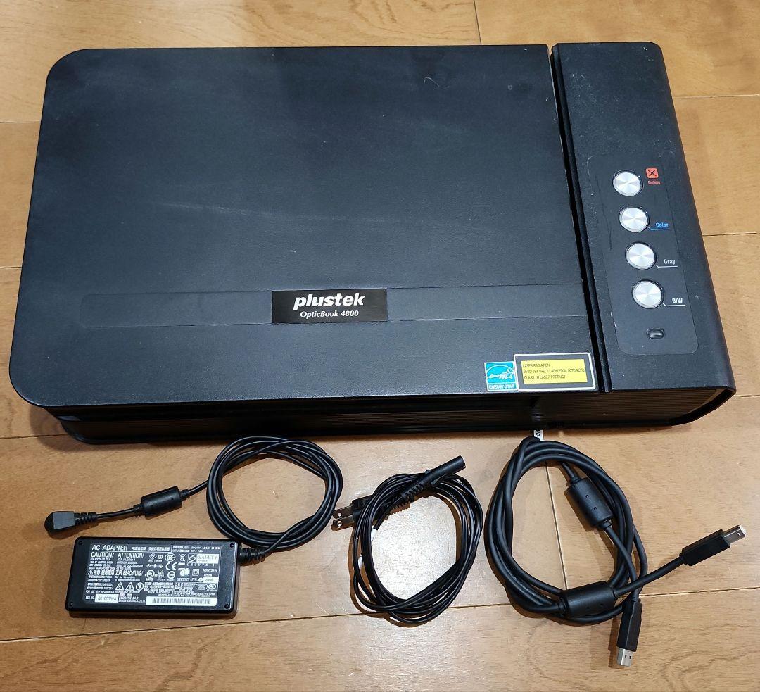 ① Plustek OpticBook 4800 スキャナー 自炊 ジャンク