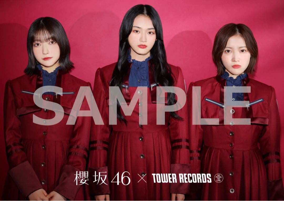 櫻坂46 直筆　サイン入りポスター　大園玲　松田里奈　山﨑天