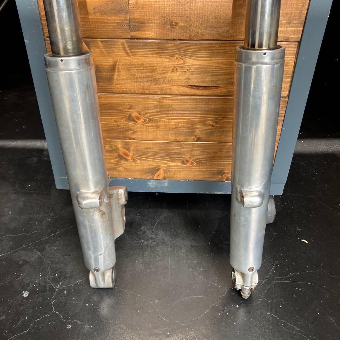 ショベルヘッド41パイ　レイク付きフロントフォーク