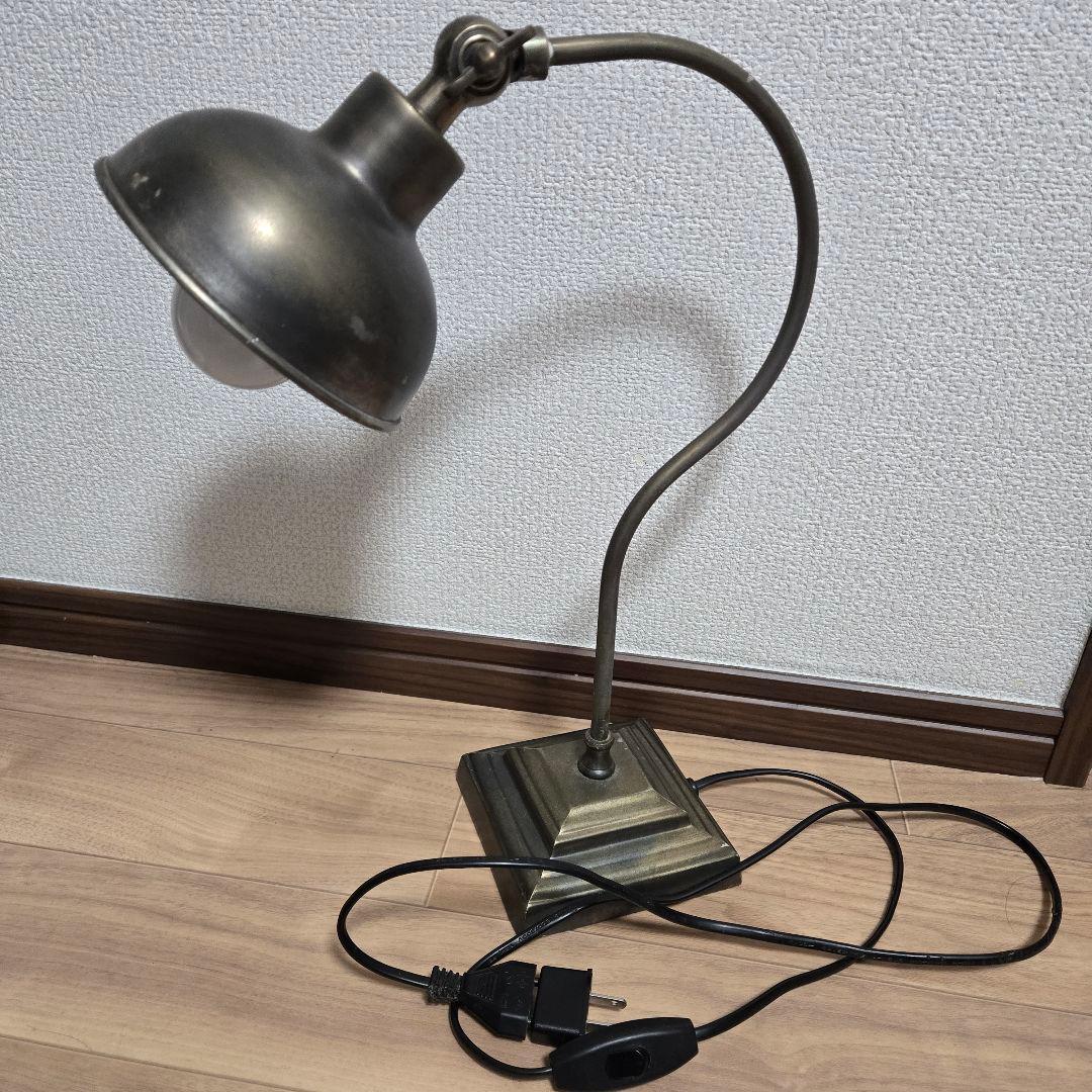 希少　フランス　アンティーク　デスクランプ　蚤の市