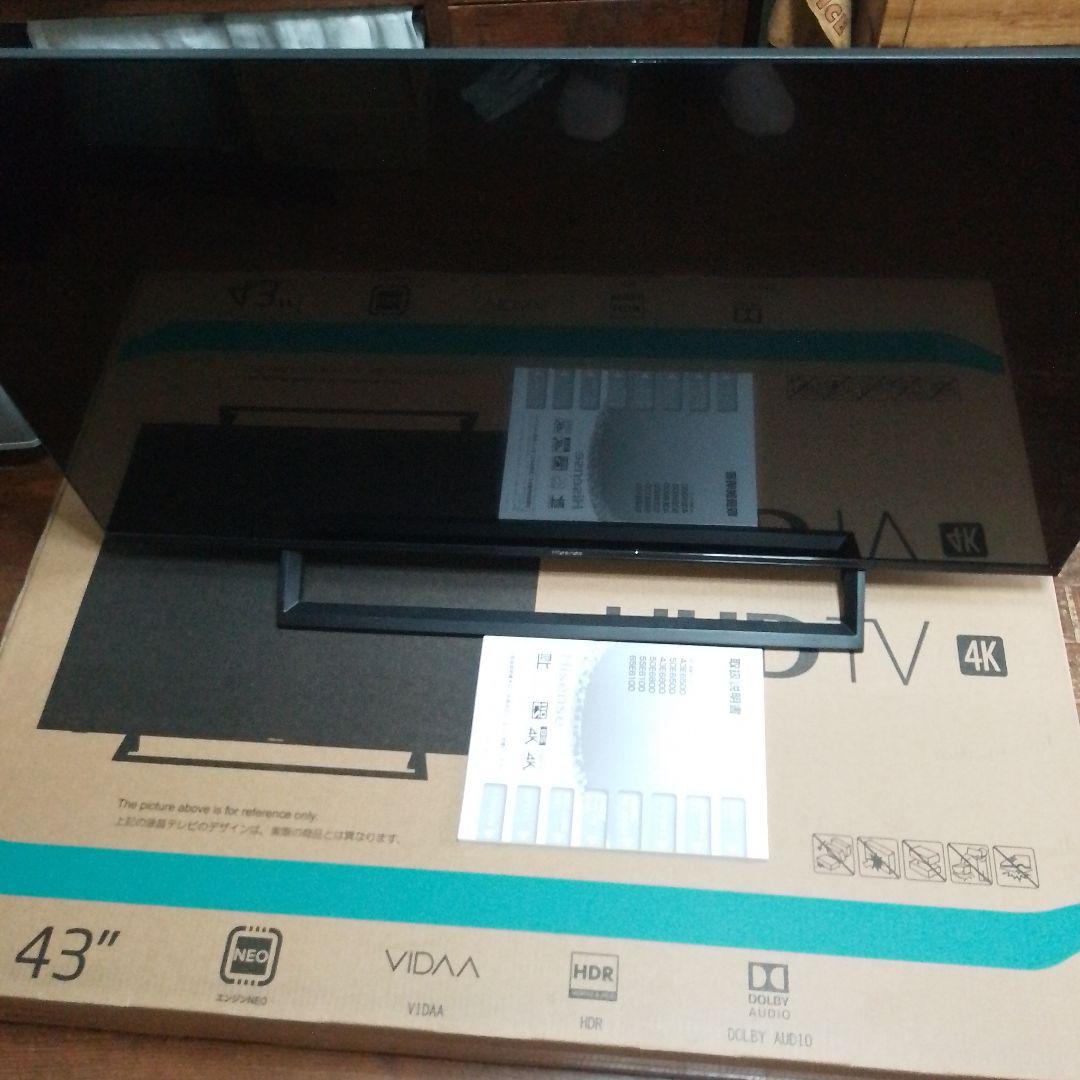 ハイセンス 43V型 4Kチューナー内蔵 液晶テレビ 43E6800