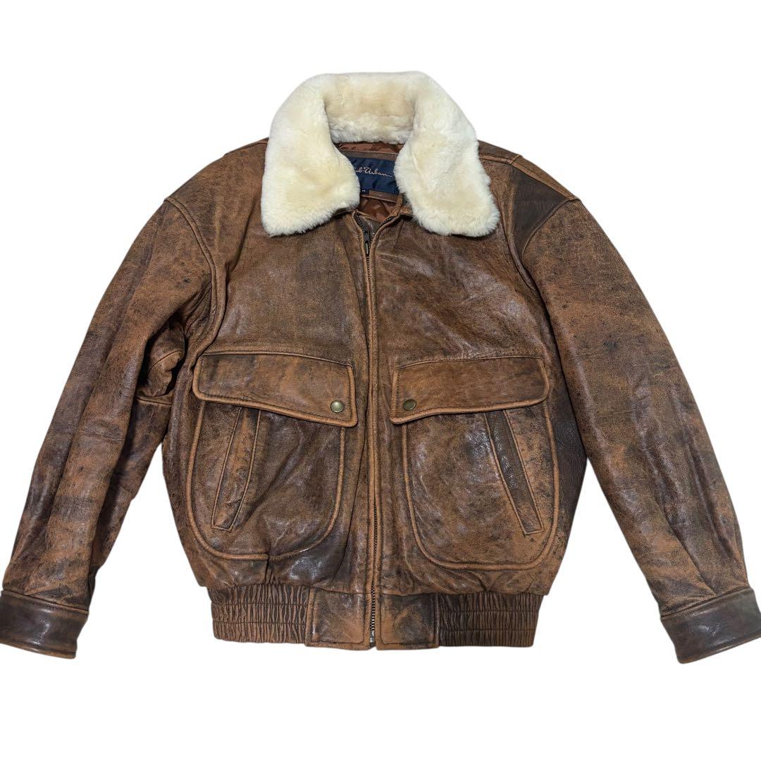 【かみさん】SubUrban A-2フライトジャケット　ブラウン　M