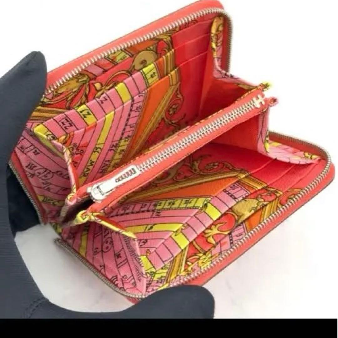 【最高級美品】エルメス アザップコンパクト シルクイン ピンク 年末特価