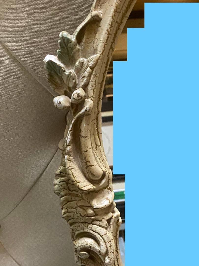 希少♦️ロココ フレンチ♦️高級 アンティーク 彫刻 ミラー♦️シャビー♦️送料込