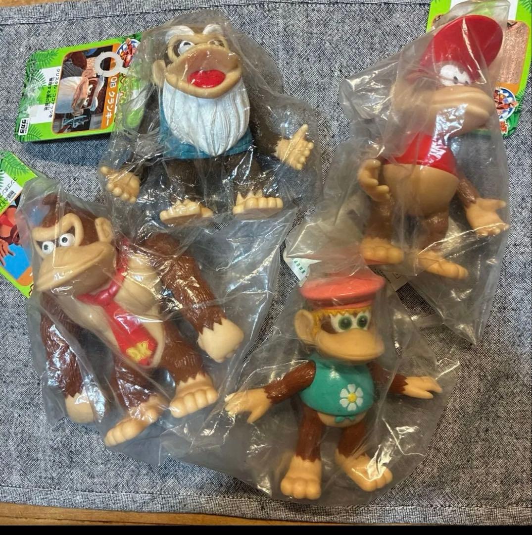 タカラ・ドンキーファミリー 4体セット パッケージ袋入り　当時物