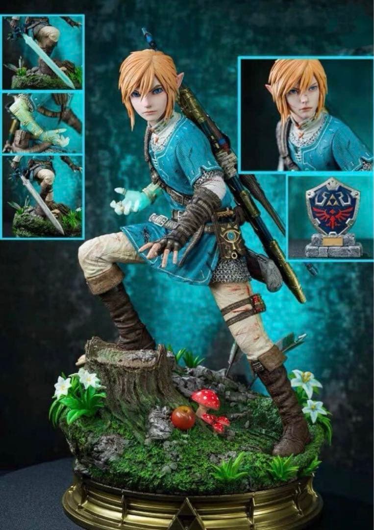 ゼルダの伝説 リンク 樹脂フィギュア ガレージキット １／4スケール 豪華版