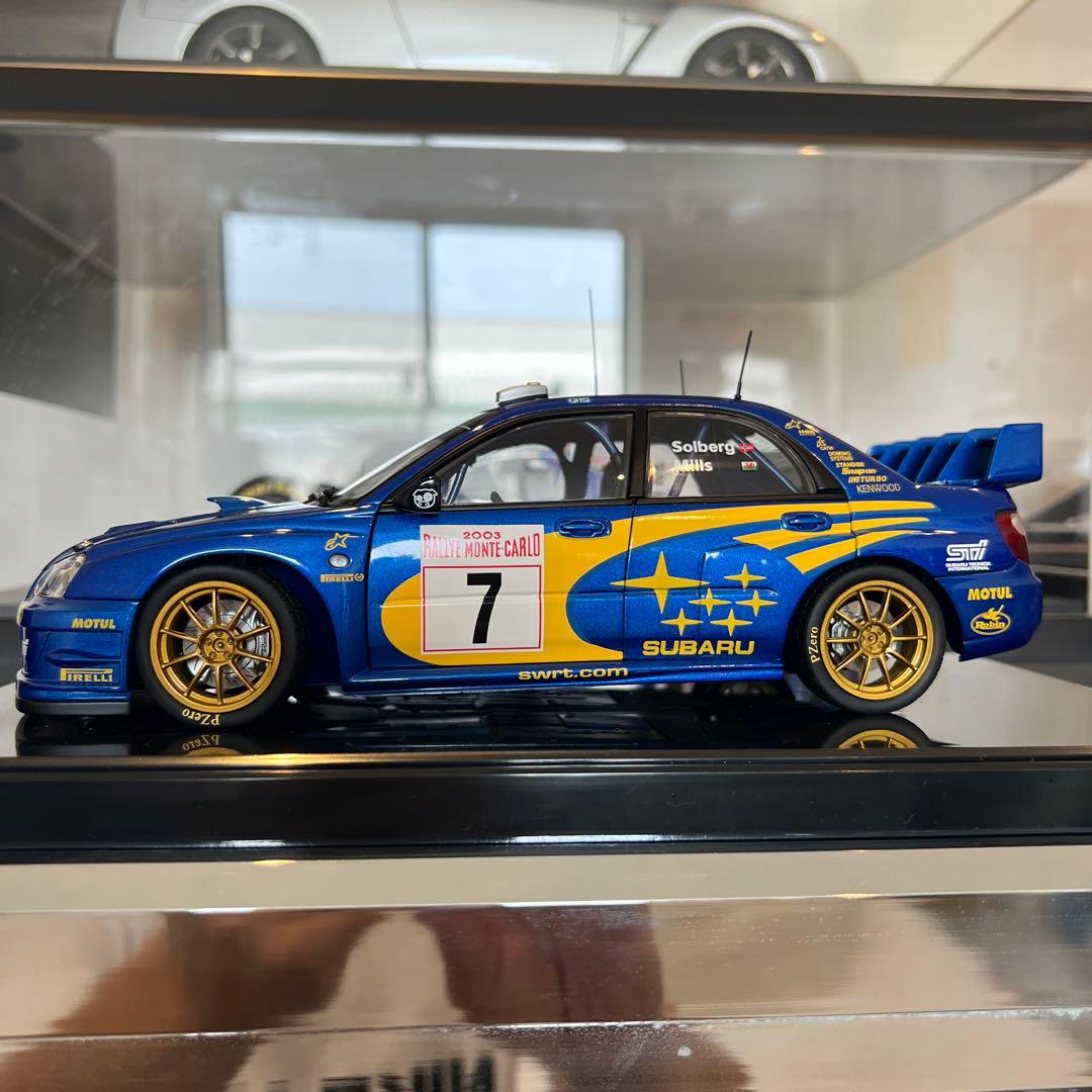 【期間限定値下げ12/7まで】 オートアート1/18 2003インプレッサWRC