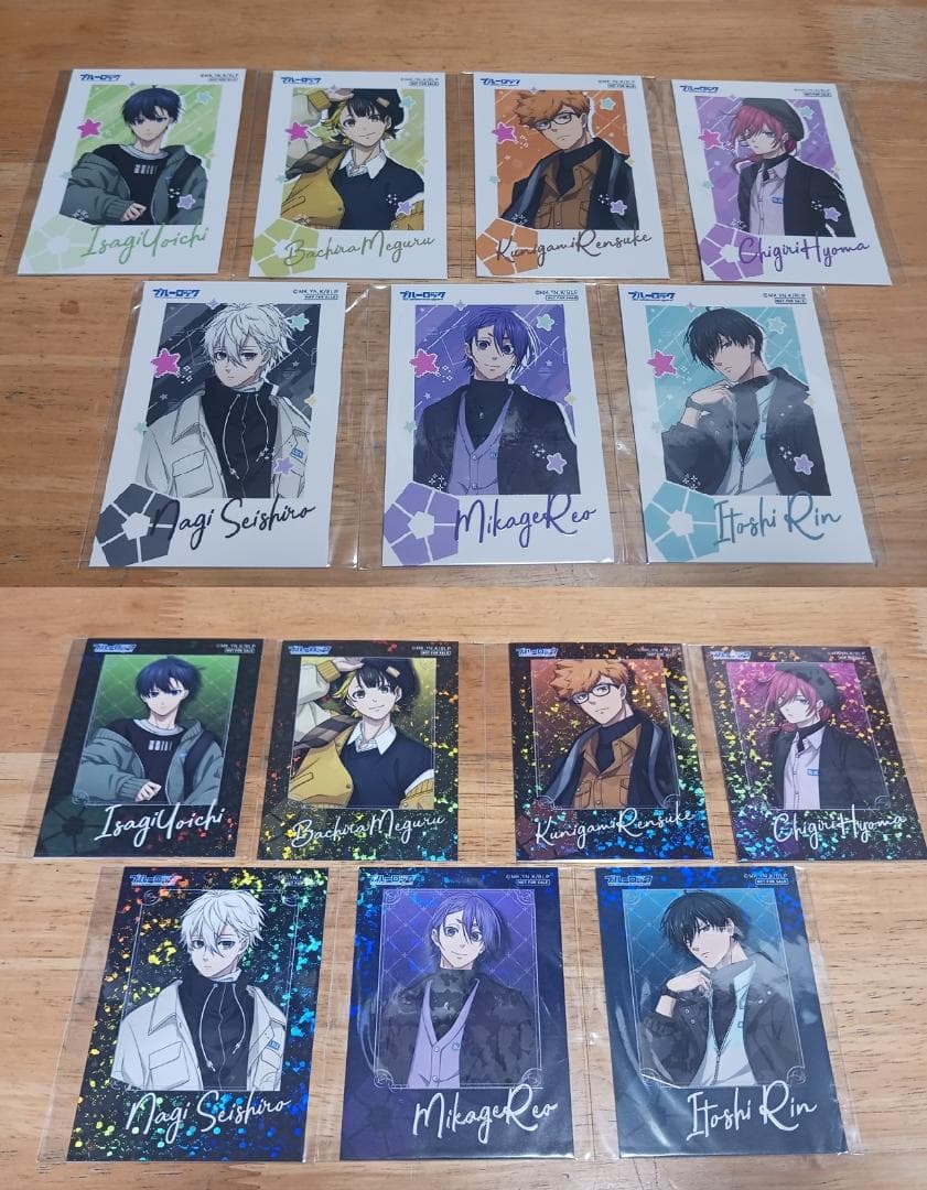 ブルーロック 全14種 UGCコラボ特典カード　レア＆ホログラム ver.