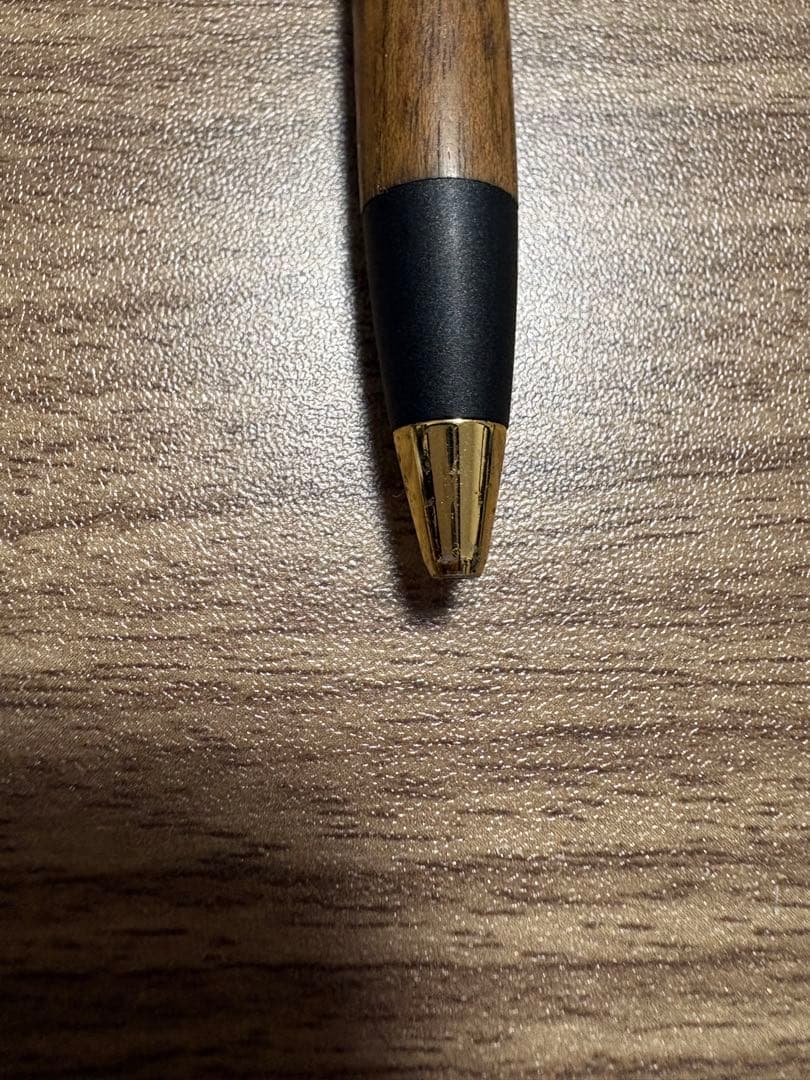 野原工芸　槐　えんじゅ　スタンダードボールペン　玉クリップ　ゴールド