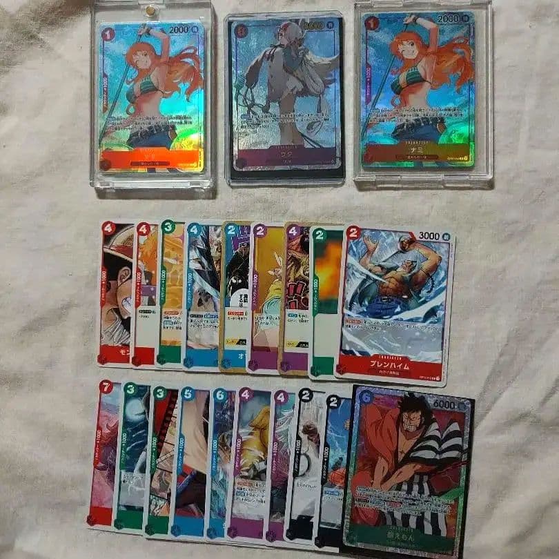 ワンピースカード　ナミ　パラレル　ウタ　セット　頂上決戦　ロマンスドーン