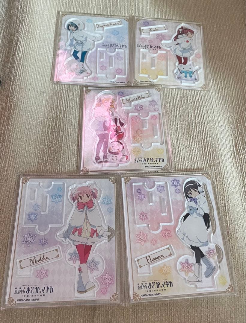 魔法少女まどか マギカ アクリルスタンド 5個セット