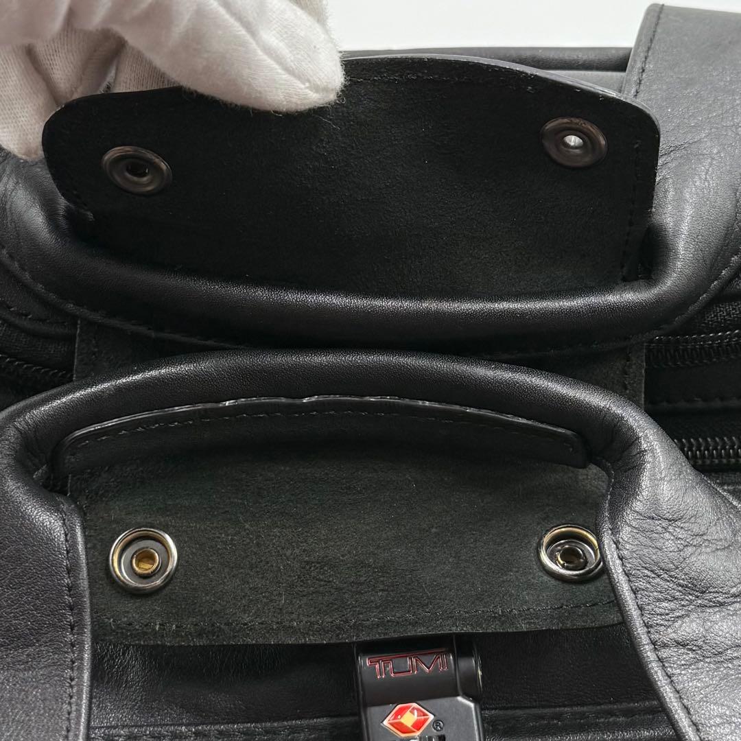TUMI キャリーケース　オールレザー ビジネスバッグ 2way 機内持込み可