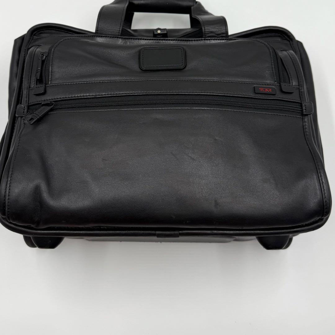 TUMI キャリーケース　オールレザー ビジネスバッグ 2way 機内持込み可