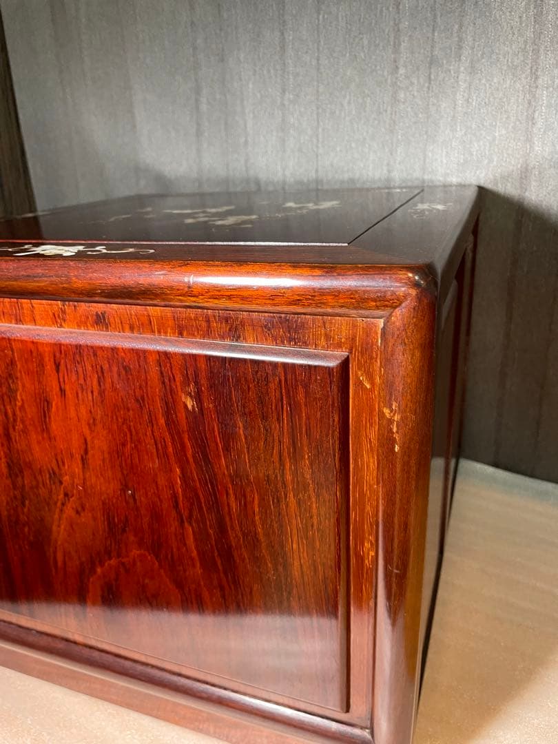 中国美術 螺鈿細工 引き出し　収納