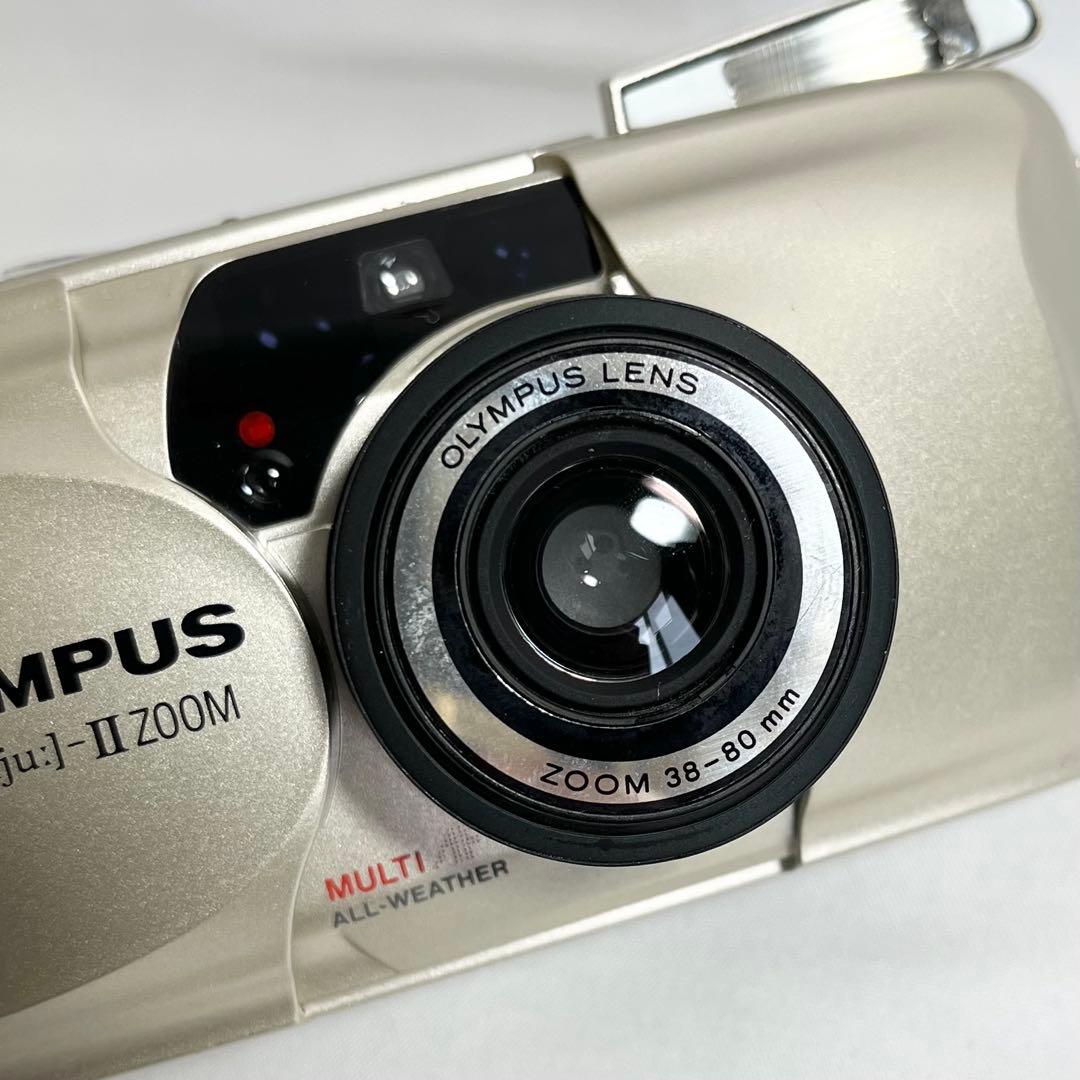 【完動品】OLYMPUS μ-Ⅱ zoomフィルムカメラ 動作確認済み