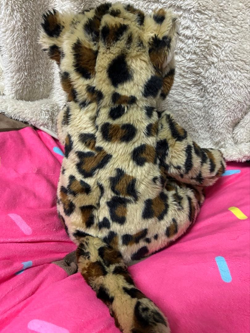 ビルドアベア　ヒョウ　ぬいぐるみ　美品