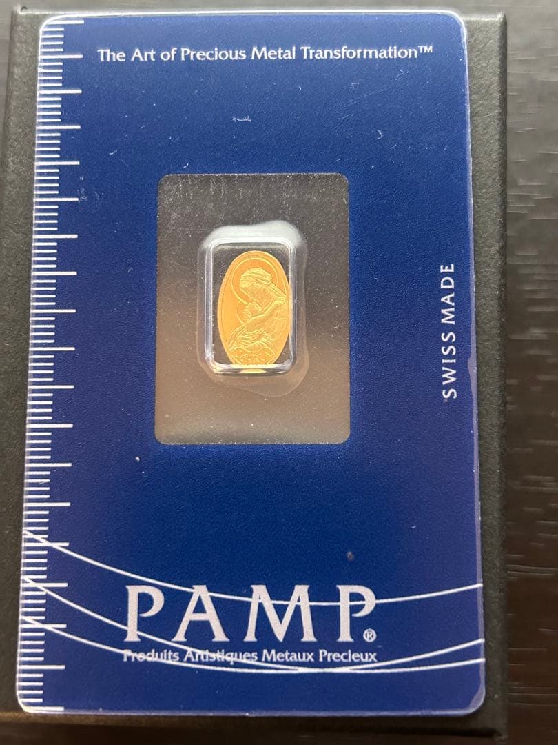 24金　純金　PAMP 999.9純金 マリアデザイン 1g