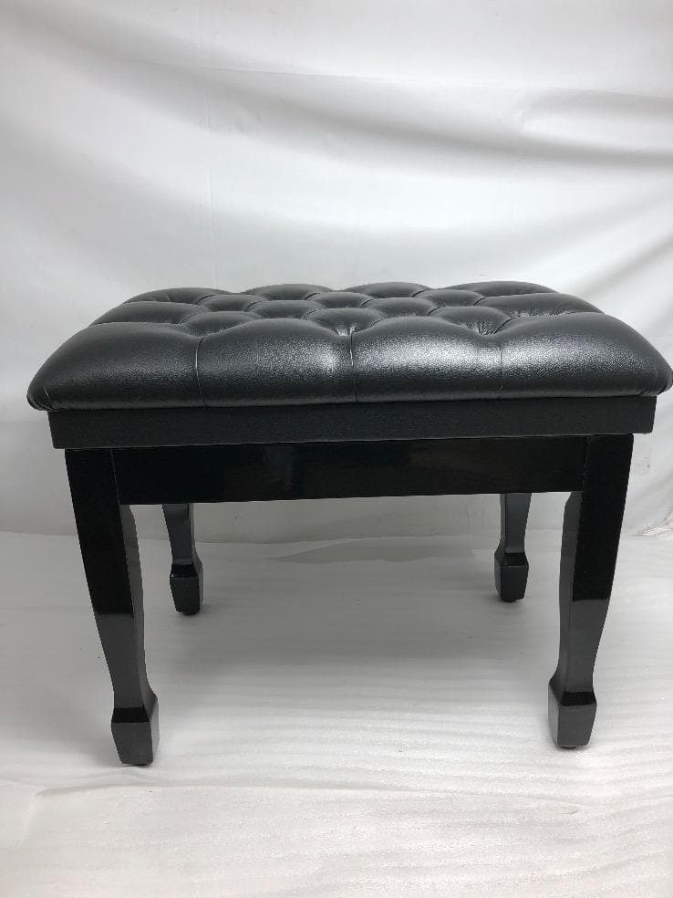 ※72145※ピアノ椅子（黒）★送料無料