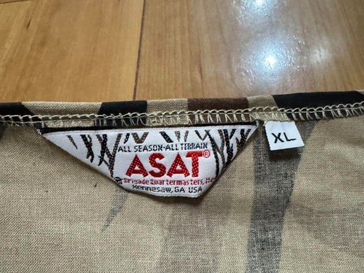 希少 80s 90s USA製 ASAT トライバルカモ ベスト XL