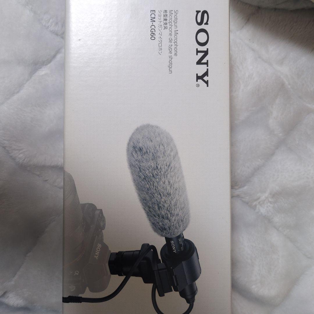 SONY ショットガンマイクロホン ECM-CG60　未使用
