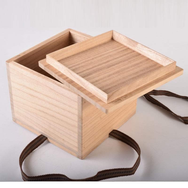 Gojyo　茶道具　楽焼　佐々木松楽作　黒楽茶碗　共布共箱　V　7400