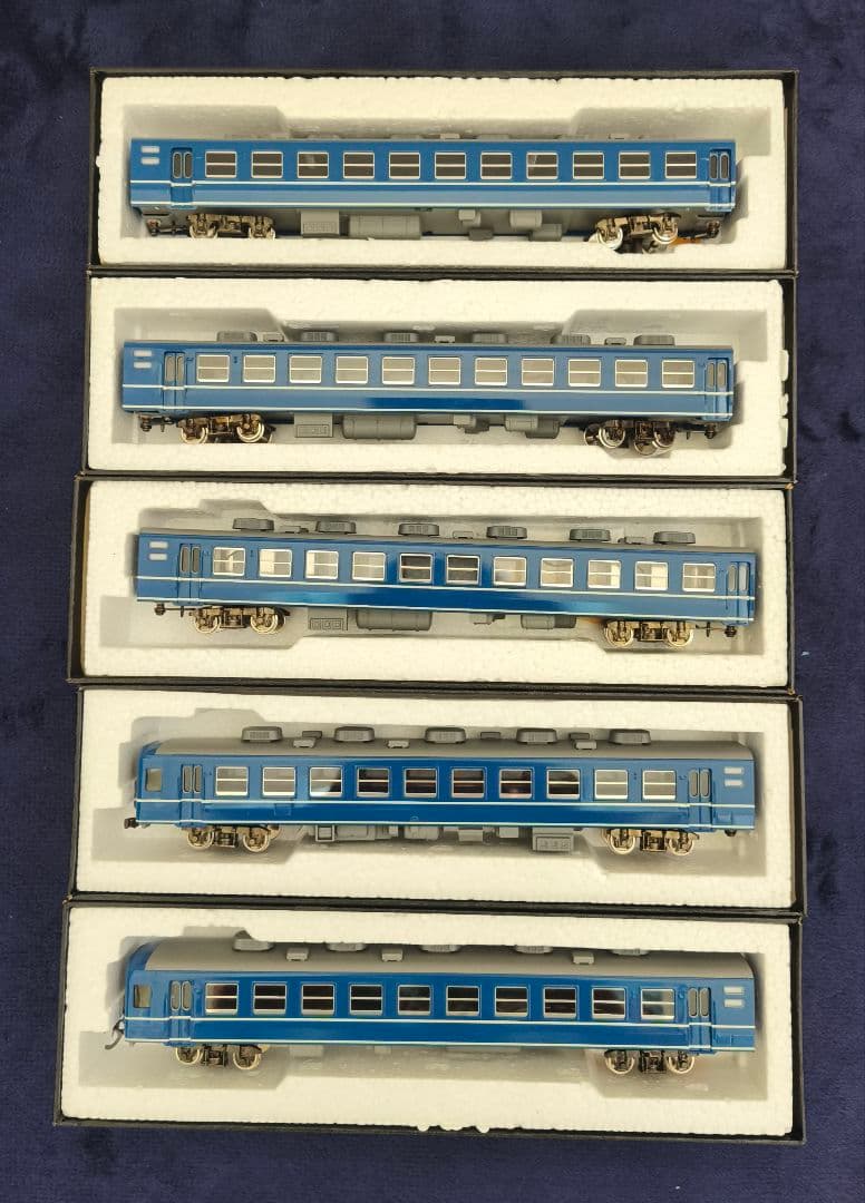 KATSUMI HOゲージ 鉄道模型 12系客車5両セット