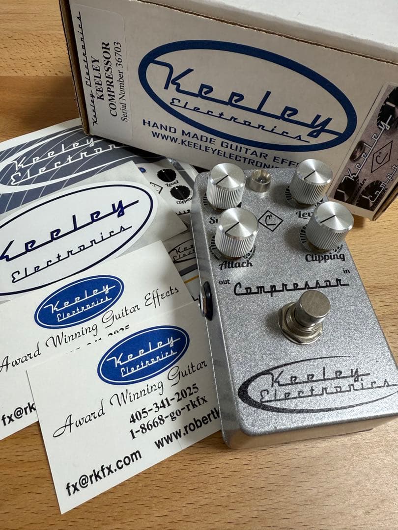 【11/25に値戻します】 美品Keeley Compressor C4コンプ