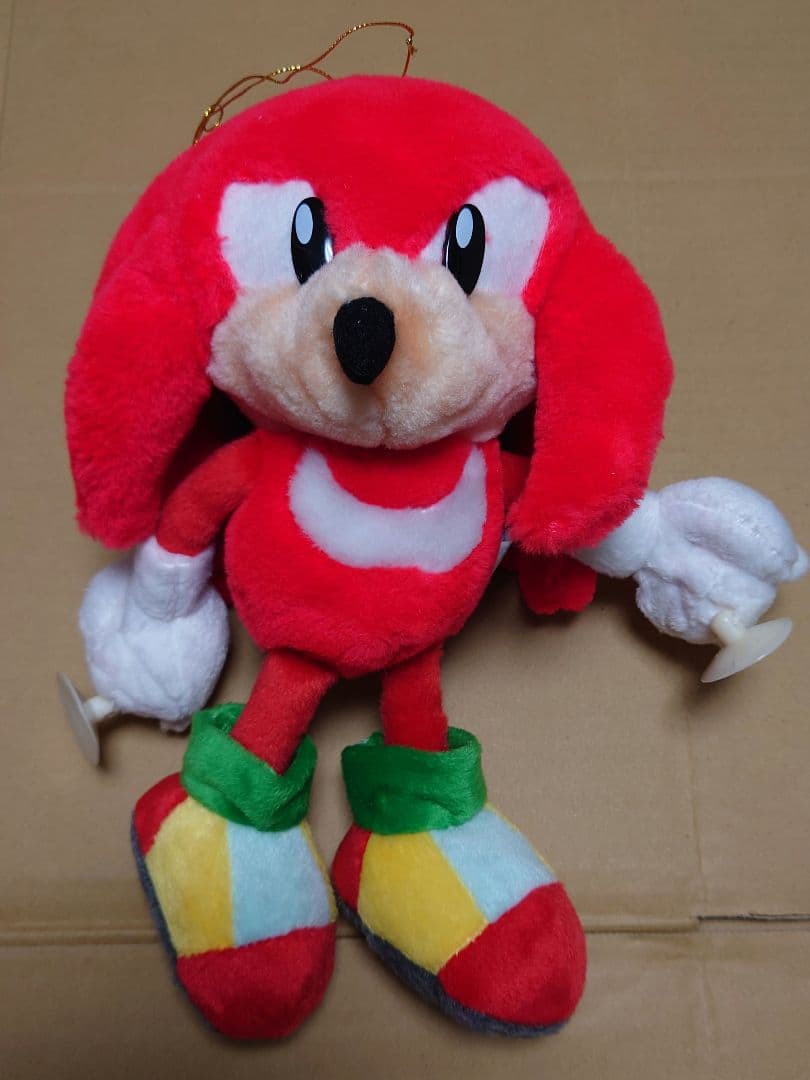 ソニック　ジャンボセガソニックぬいぐるみ　ナックルズ　1995年