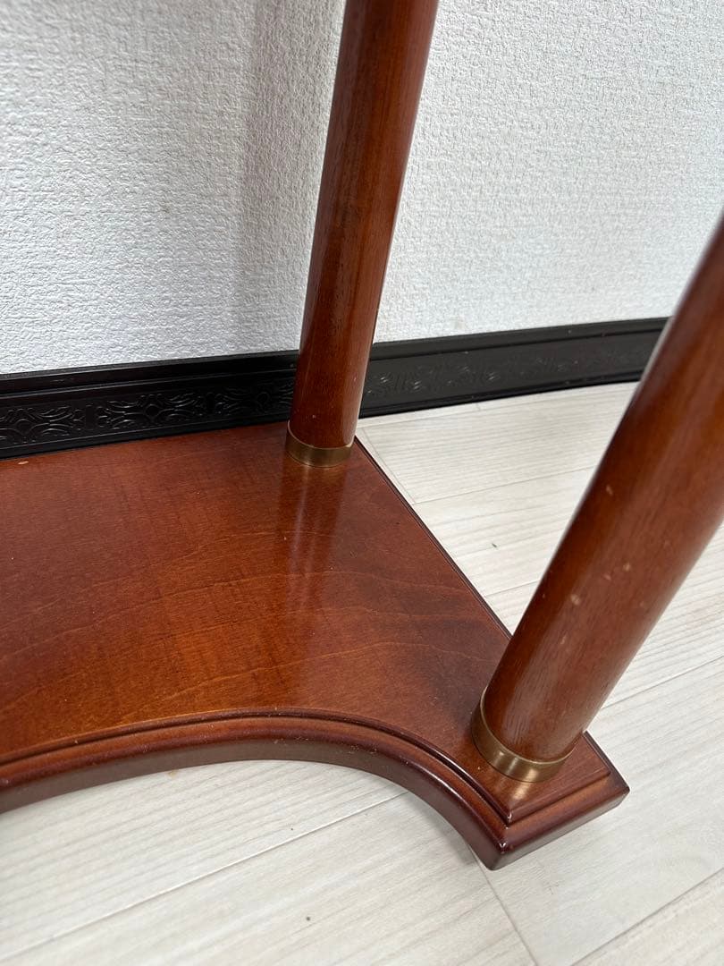 展示品 イトキン社 マーブルトップテーブル 大理石 サイドテーブル ※i1※