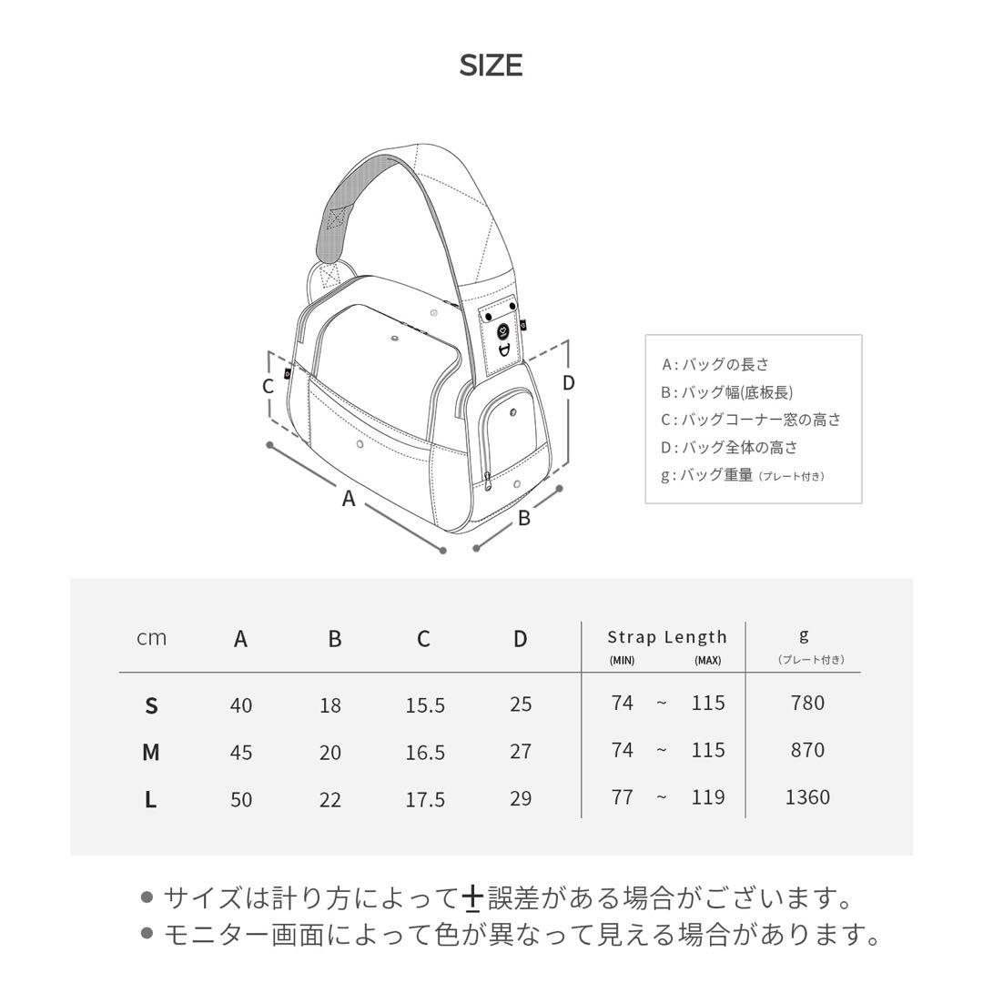 SSOOK スリングバッグ Sサイズ 左 ブラック