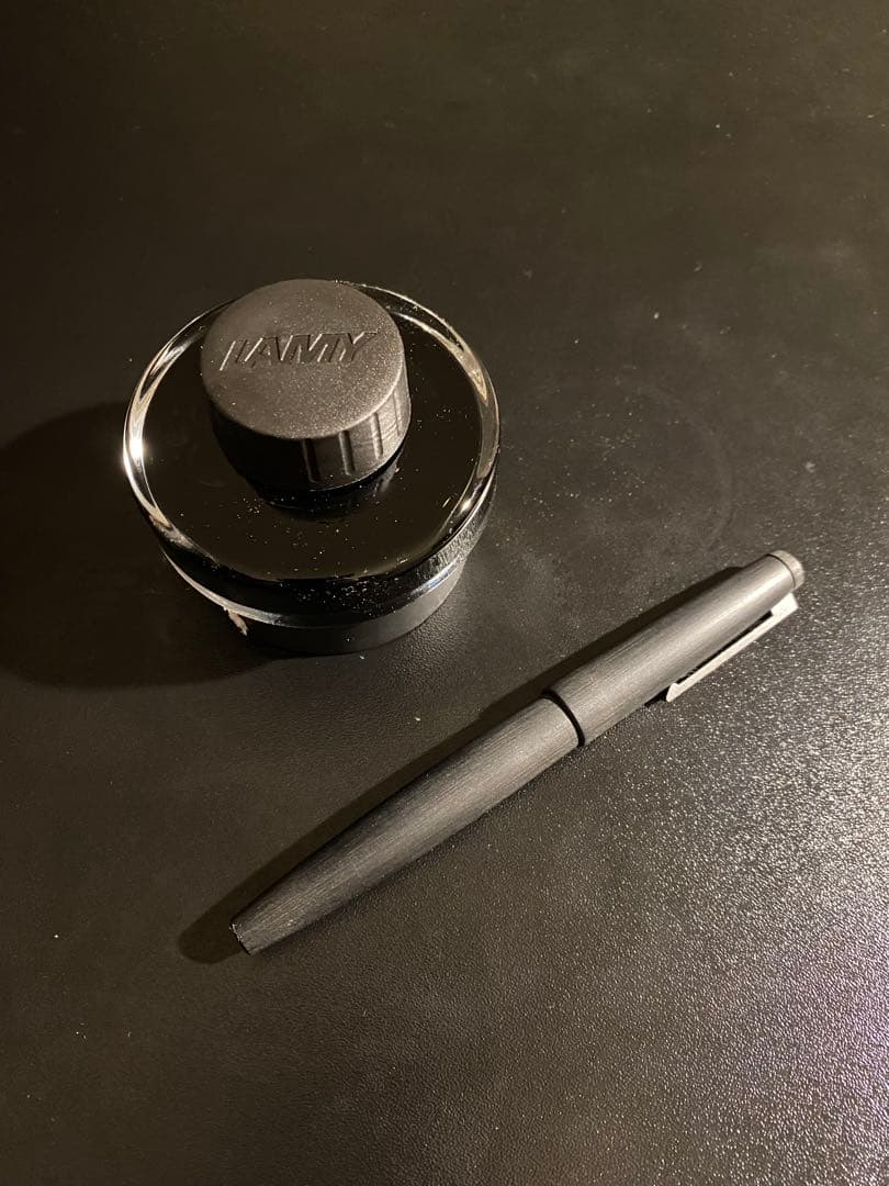 LAMY 2000 万年筆 black （インク付き）