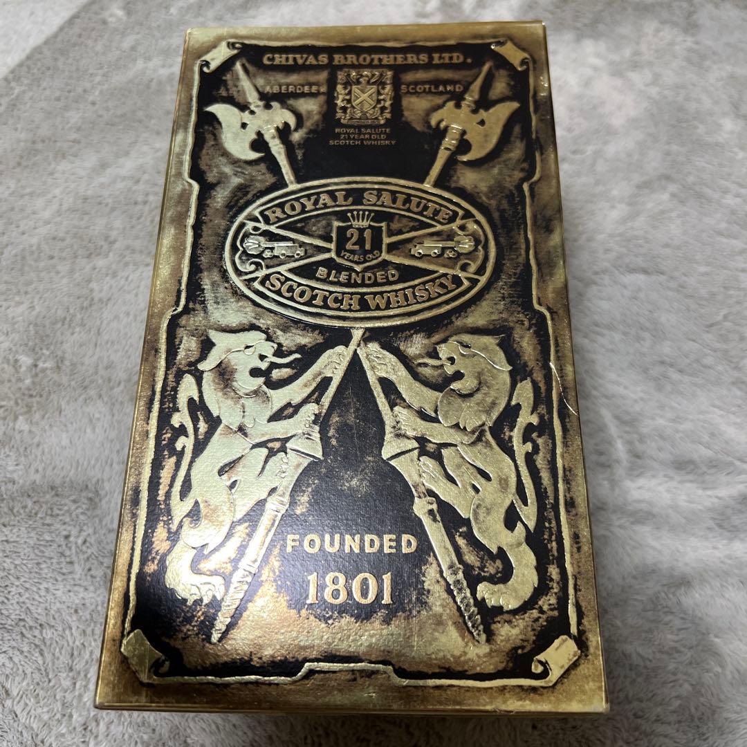 【未開栓】 SALUTE 21年 ブレンデッドスコッチ 陶器ボトル