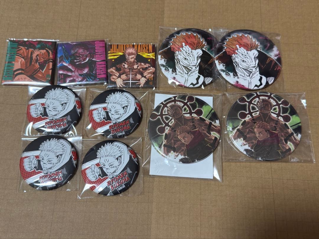 両面宿儺 呪術廻戦 缶バッジセット