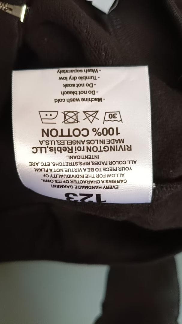 Rivington roi rebis RRR123 ジップパーカー