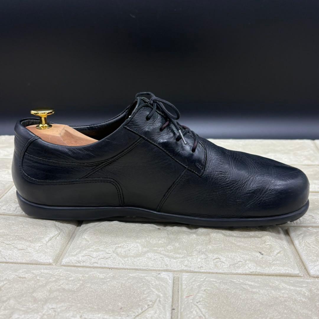 【良品】ビルケンシュトック レザーシューズ ダービー プレーントゥ 27 黒