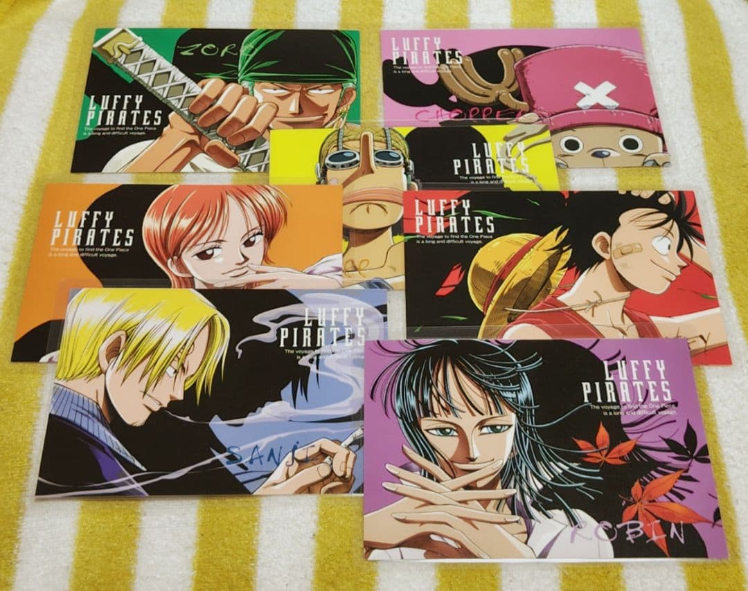 最終値下げ!激レア!ワンピース 呪われた聖剣 ポストカード ７種類 ラミネート