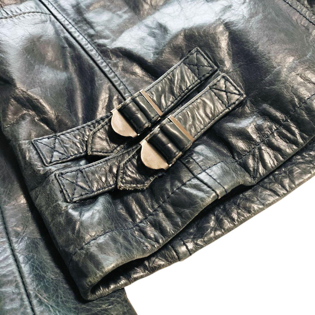 【希少カラー✨】AVIREX アヴィレックス レザージャケット グリーン牛革