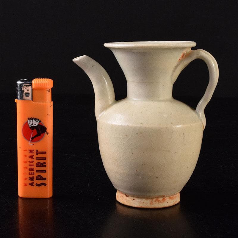 朝鮮美術　李朝　高麗白磁　水注瓶　V　R7909