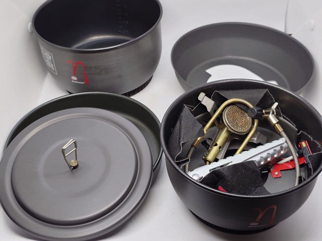 早い者勝ち!!プリムス Eta Power EF ポット2個フライパンセット