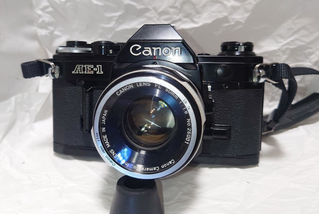 人気！美品セット★Canon キヤノン AE-1 50mm F1.8 ブラック