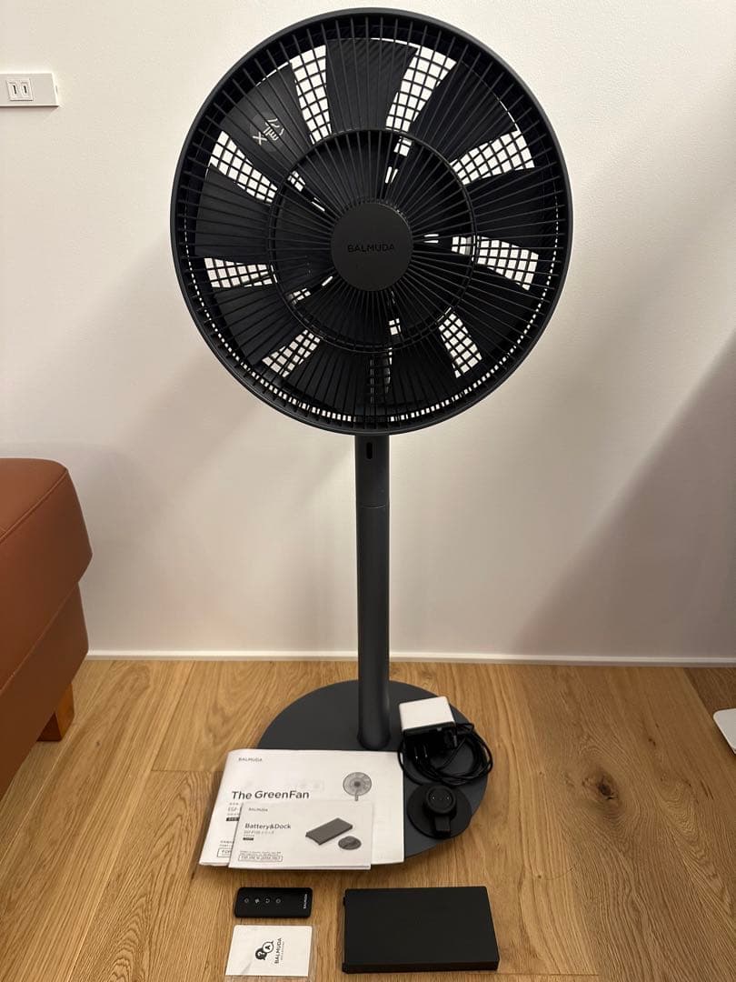 バルミューダ グリーンファンEGF-1600-DK＋ EGF-P100 ブラック