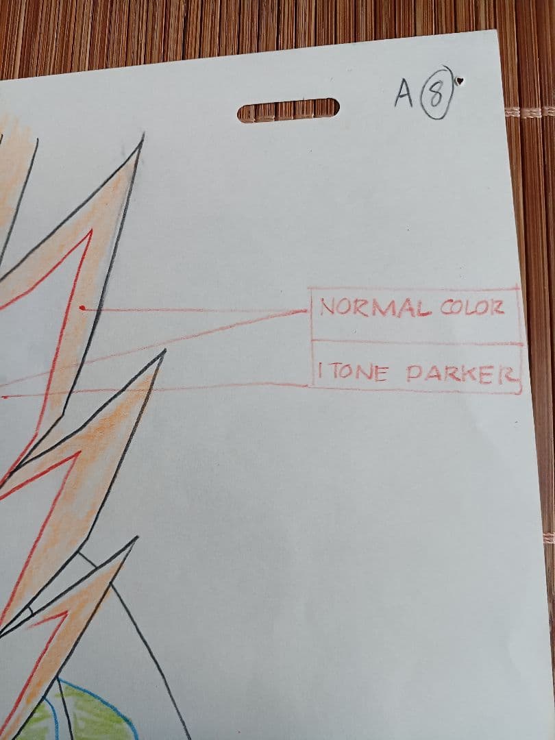 江戸屋　ドラゴンボール　ベジータ 原画　DragonBall　BEGETA