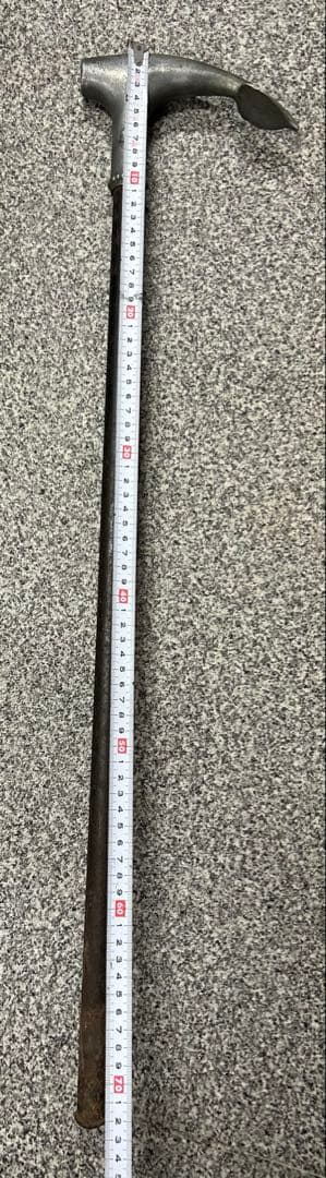 戦傷奉公杖？　骨董品　アンティーク　杖　鉄製