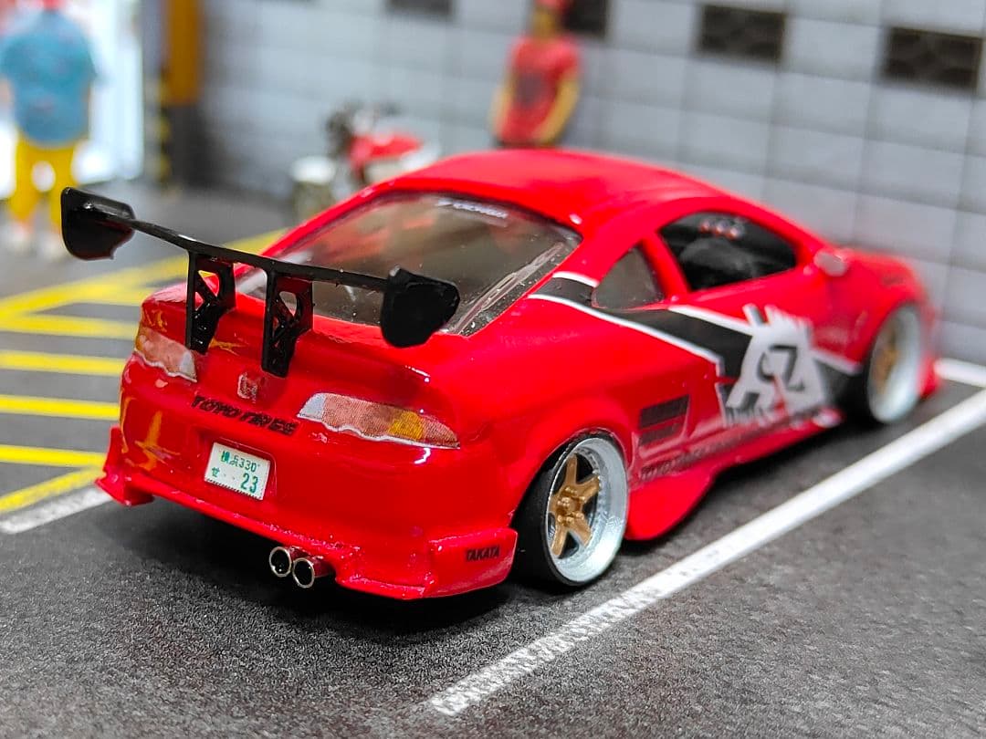 ホットウィールカスタム ホンダ インテグラ CD5 ワイスピ仕様 レアトミカ改造