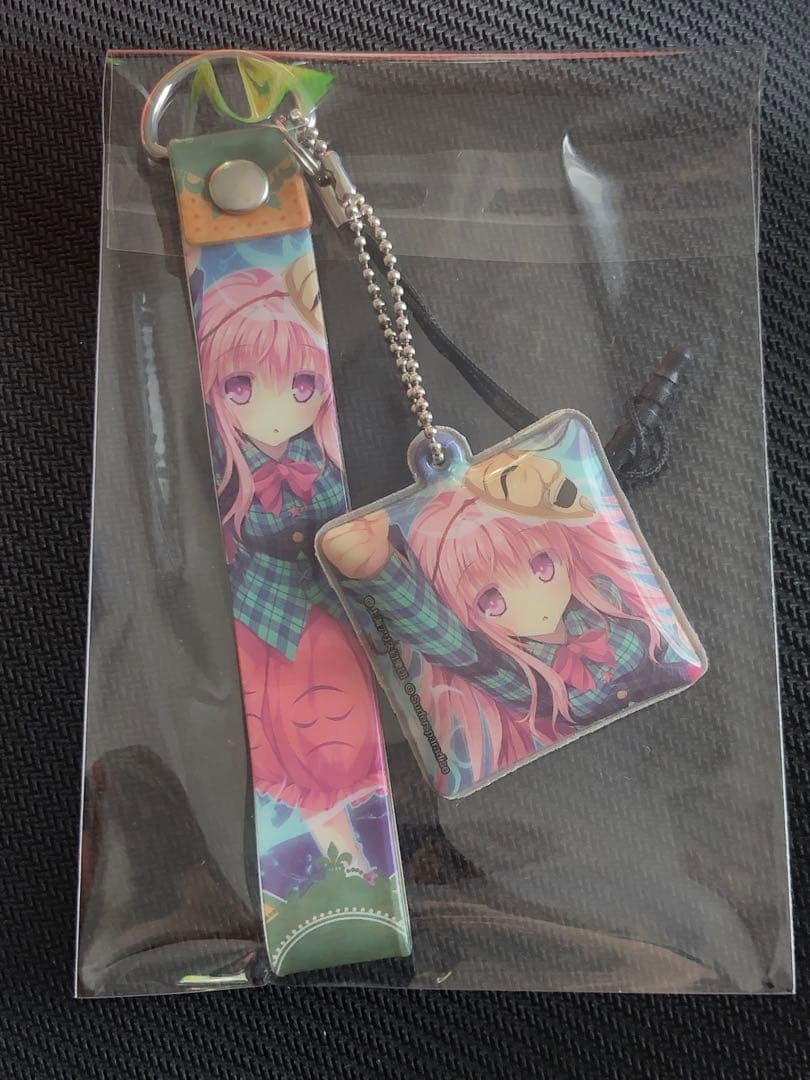 激レア　東方波天宮 携帯ストラップ＆クリーナー　秦こころ リニューアル版