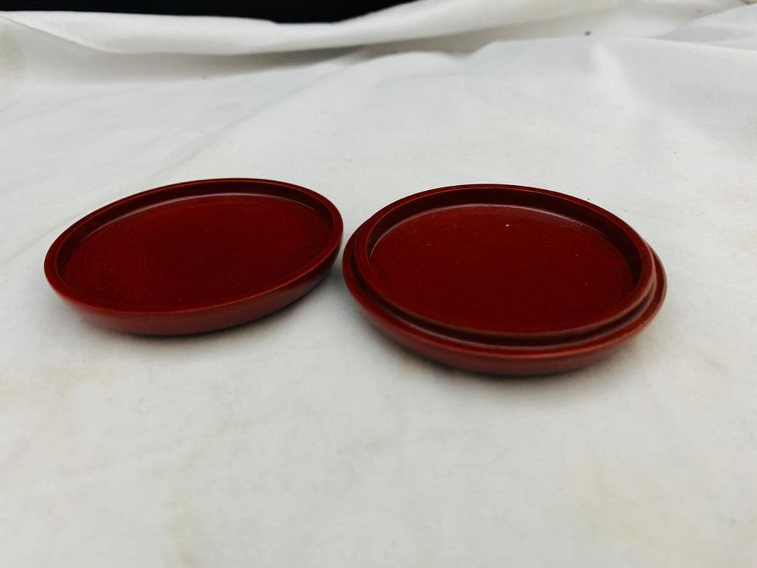 茶道具　讃岐漆器　宗家　後藤盆　後藤昌基作　香合　共布共箱